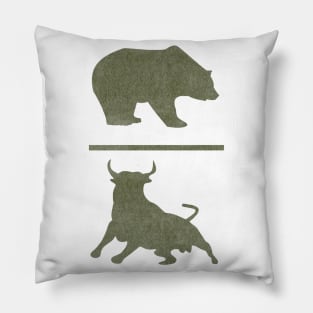 Bear Bull Pillow