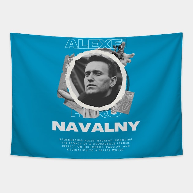 ALEXEI HERO NAVALNY Tapestry by Lolane