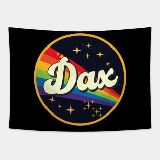 Dax // Rainbow In Space Vintage Style Tapestry