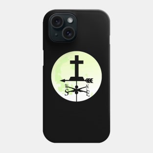 Tombstone Moon Weathervane Phone Case