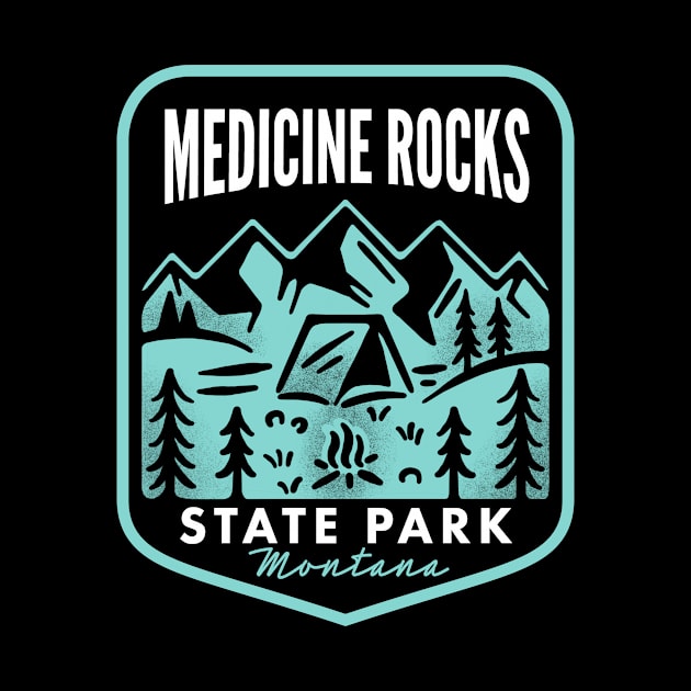 Medicine Rocks State Park Montana by HalpinDesign