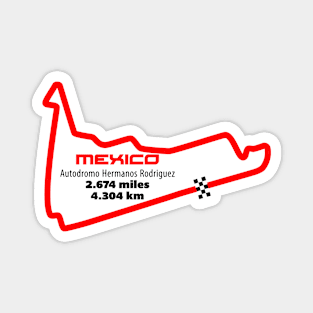 Mexican Track Graphic Magnet