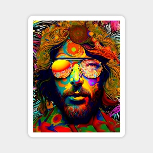 Hippie Dippie: Happy 420 Day, Stay Trippy Hippie Magnet