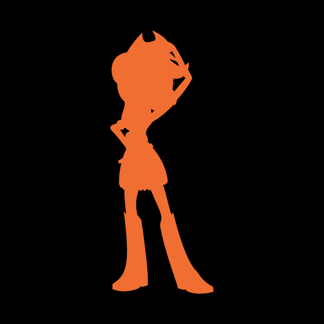 Applejack Equestria Girls Silhouette by Wissle