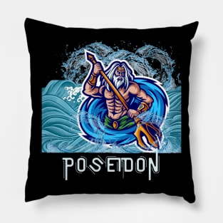 Poseidon Design Pillow