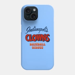 Classic Black Indianapolis Clowns Baseball Phone Case