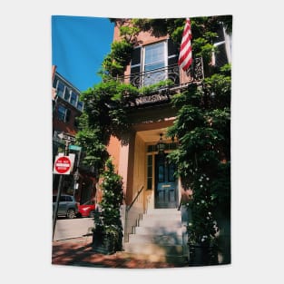 Brick Townhouse - Beacon Hill, Boston Tapestry