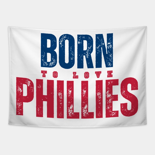 BORN TO LOVE PHILLIES PHILADEPHIA Tapestry by Lolane