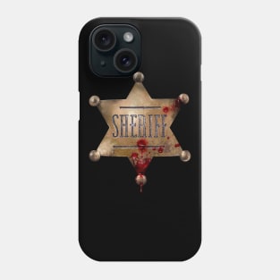 Sheriff star Phone Case