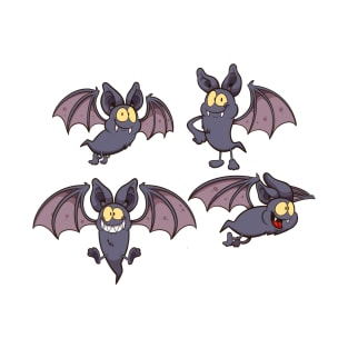 Cartoon Bats T-Shirt