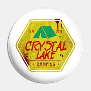 Crystal Lake Camping Pin