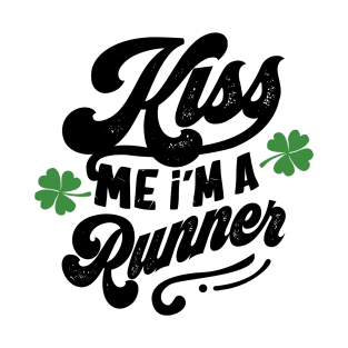 Kiss Me I'm a Runner St Patrick's Day T-Shirt