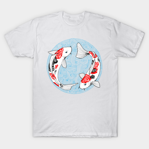 Kois et Be - circle Kois - Koi - T-Shirt