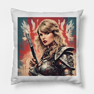 Taylor Swift vintage dnd style art Pillow