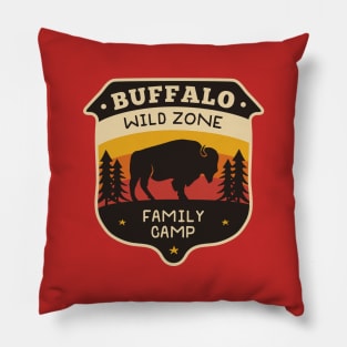 buffalo wild zone Pillow