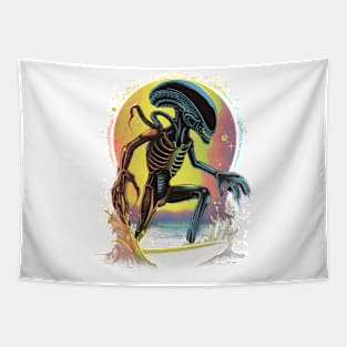 Alien surfing 88071 Tapestry