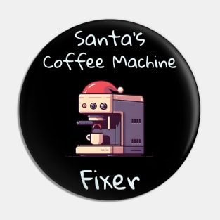 Santa's Coffee Machine Fixer Pin