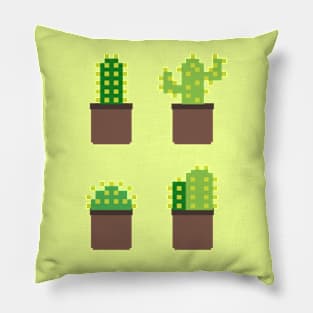 Four Cacti Pillow