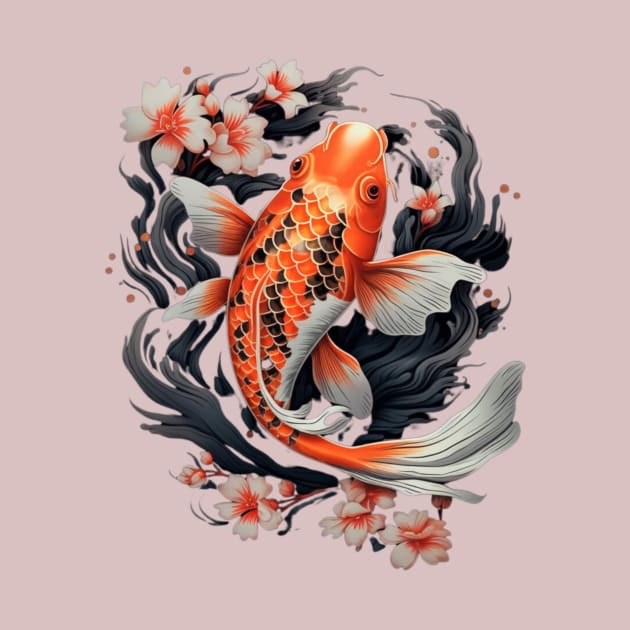 Japanese Koi Carp Nishikigoi Fish Japan by Kertz TheLegend