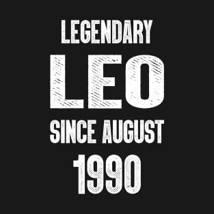 Leo Birthday August 1990 T-Shirt