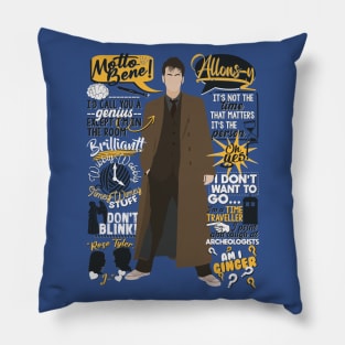 10th Doctor Quotes Pillow