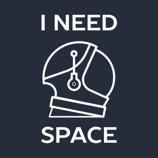 Funny Introvert Space Pun T-Shirt T-Shirt