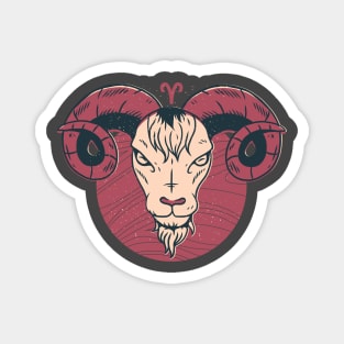 Aries Illustration Magnet