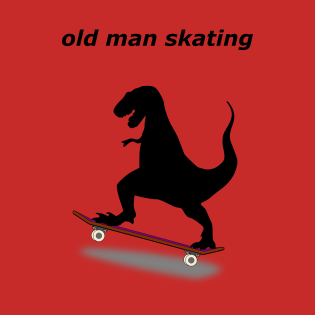 The skating dinosaur Oldie by Imutobi