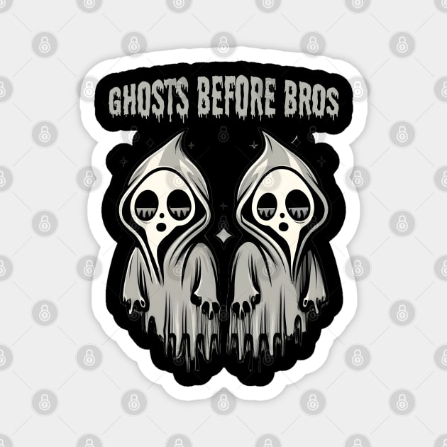 Ghosts Before Bros Magnet by MetalByte