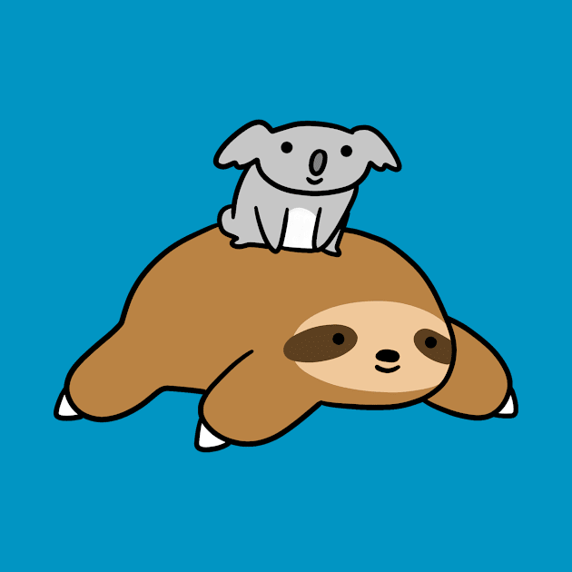 Koala and Sloth by saradaboru