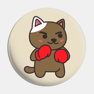 Boxer Cat Pin