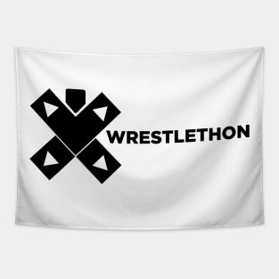 Wrestlethon logo script - Black Tapestry
