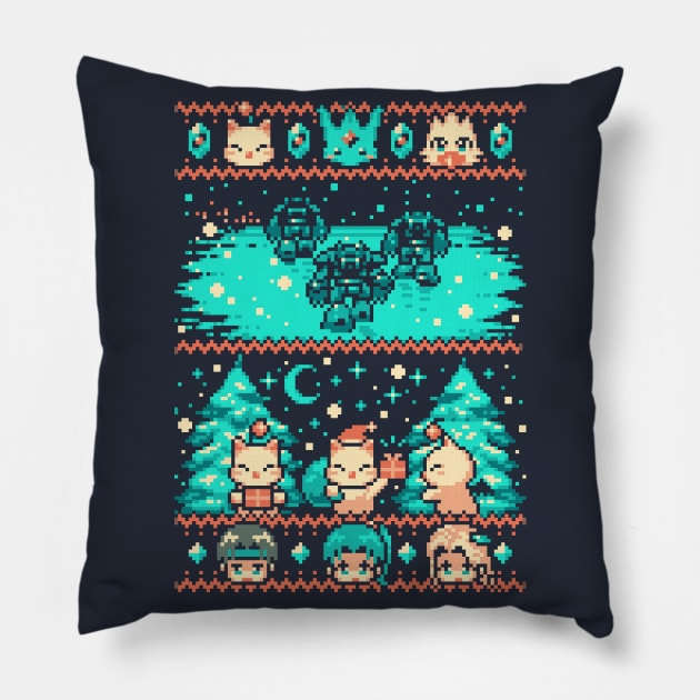 Winter Fantasy Pillow by Pixeleyebat