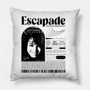 Janet Jackson Escapade Vintage Pillow