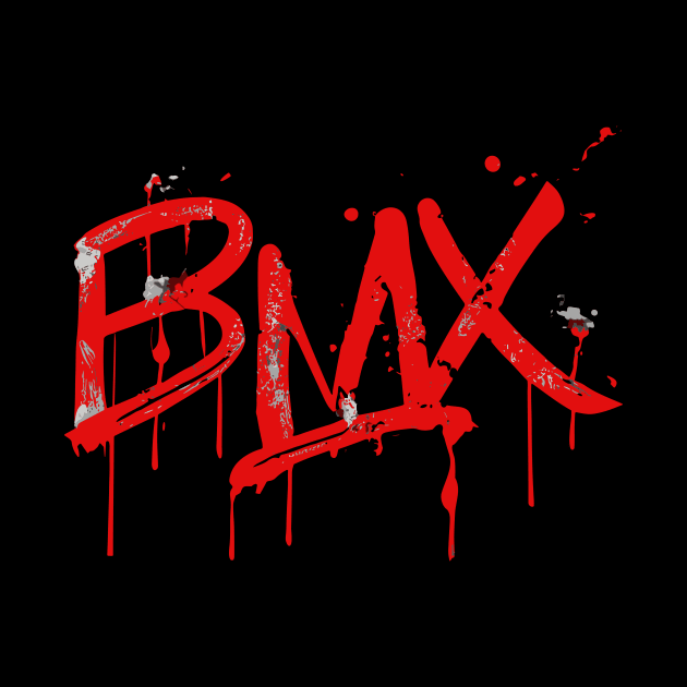 Distressed BMX Grunge for Men Women Kids and Bike Riders by Vermilion Seas