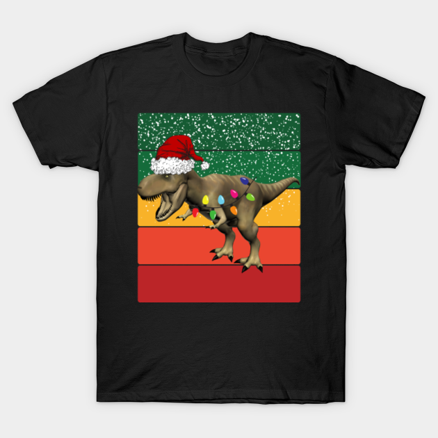 Discover t-rex christmas tree - T Rex Christmas Tree - T-Shirt