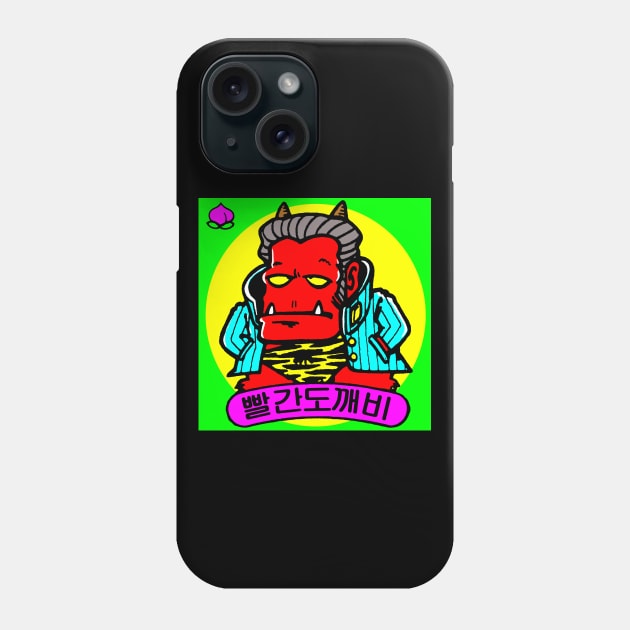 Oni Gashi Ma - Korean Bikkuriman Sticker Phone Case by retroworldkorea