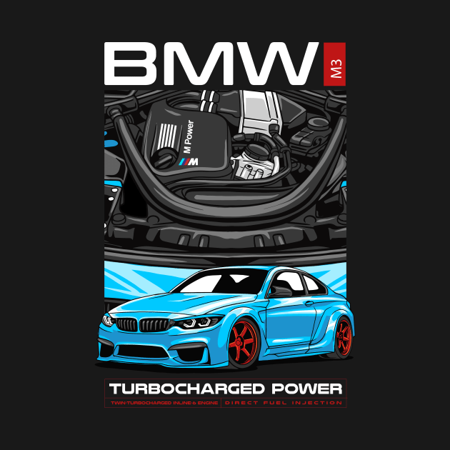 BMW M3 Turbocharged Power by Harrisaputra