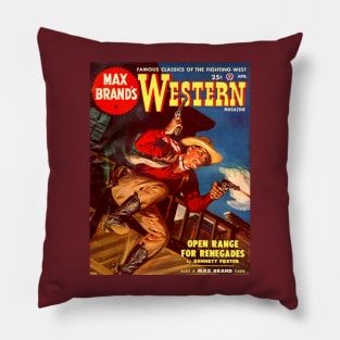 Max Brand's Western Magazine April 1950 Pillow