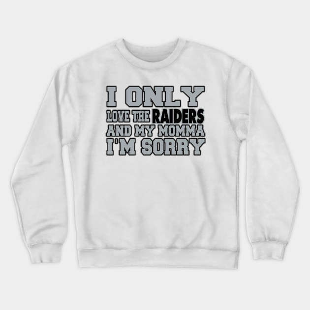 raiders crewneck sweatshirt