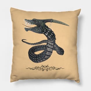 Awesome fantasy cobra Pillow