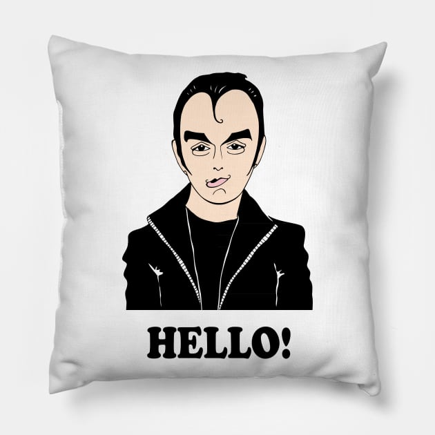 Classic TV Icon Pillow by cartoonistguy