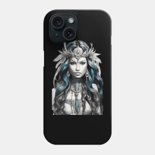 Beautiful Native Mermaid inside a Phone case. Phone Case