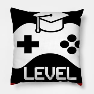 5th Grade Level Complete Shirt Video Gamer Graduation Pillow