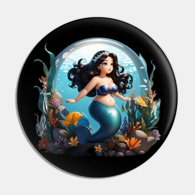 Sirenas Mermaid Plus Size Princess Pin by MGRCLimon