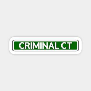 Criminal Ct Street Sign Magnet
