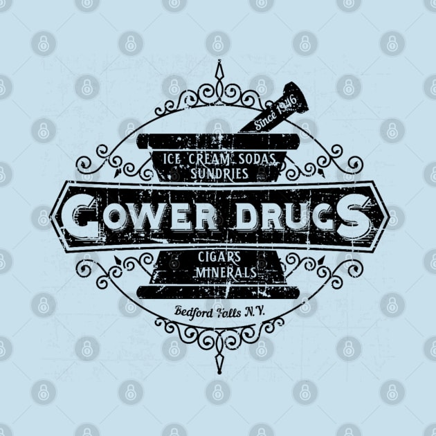 Gower Drugs from It's a Wonderful Life (for light fabric) by hauntedjack