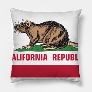 California Rat Problem Pillow