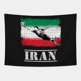 Iran Soccer Goalie Goal Keeper Shirt Tapestry