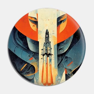 Space Race Pin